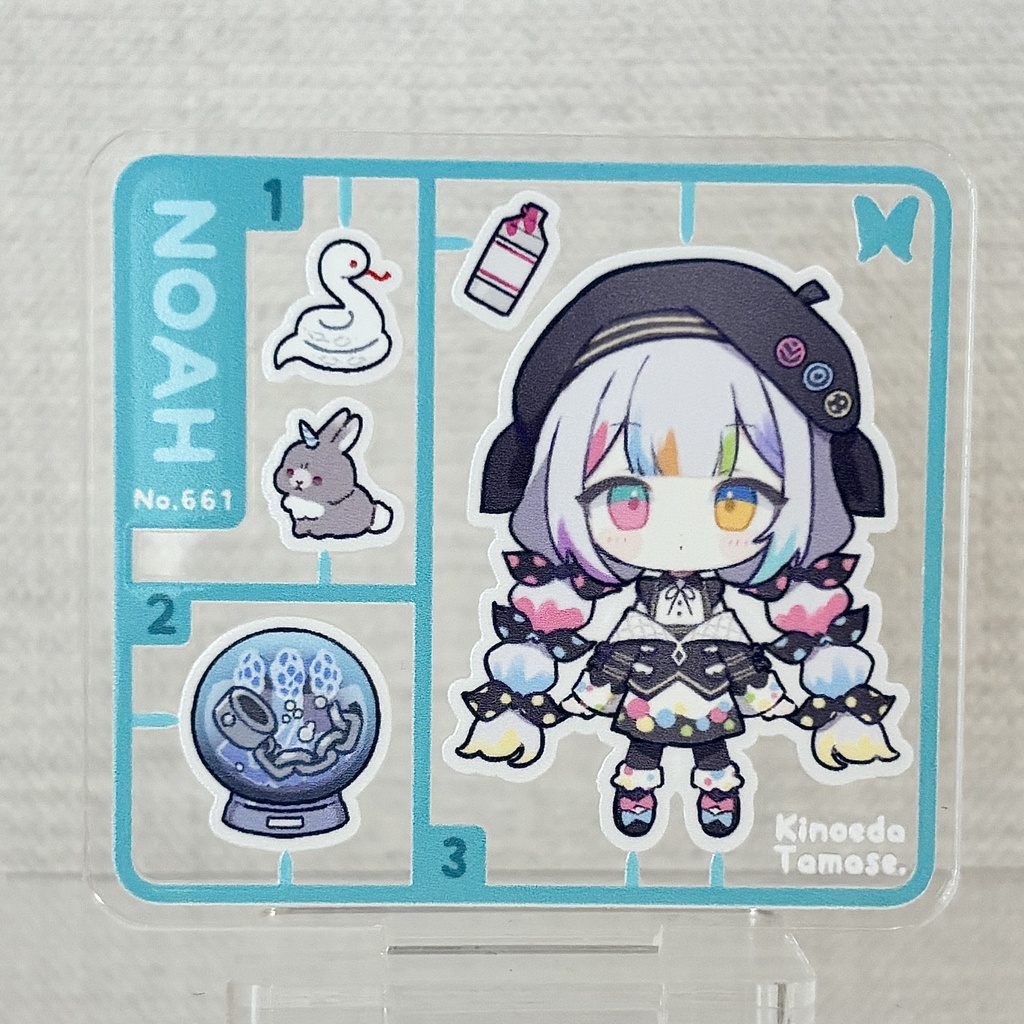 プラモ風アクスタ/残留組 ※注意書きを読んでご購入下さい