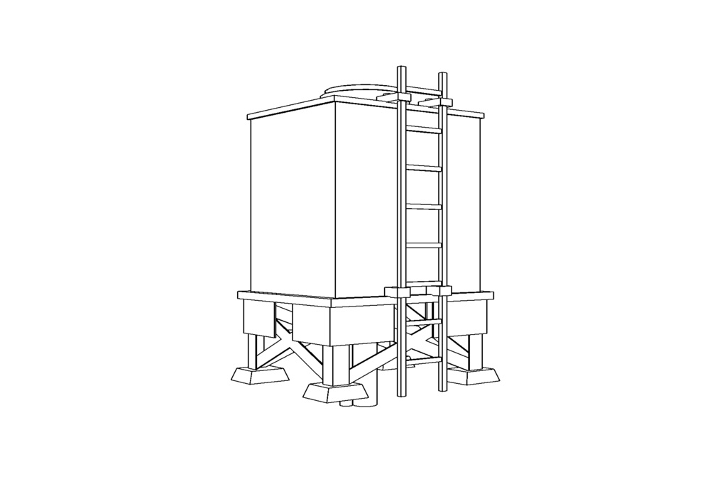 [無料/クレジット記載無]貯水槽１点[商用利用OK] 