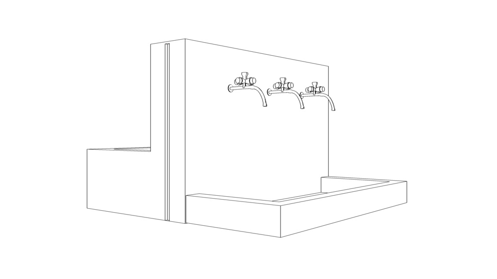 [無料/クレジット記載無]手洗い場[商用利用OK]