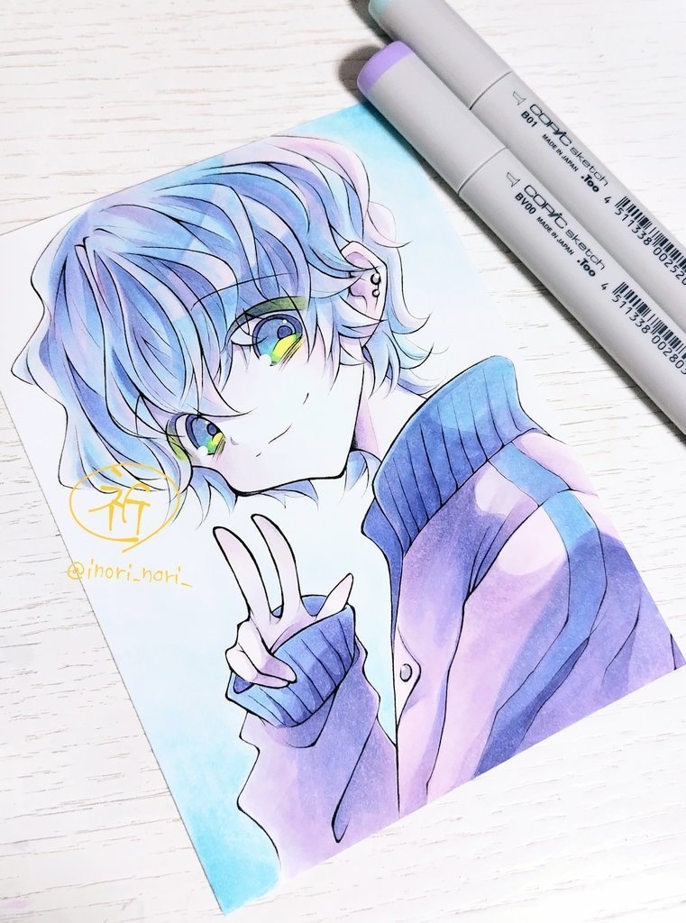 創作イラスト　コピック②