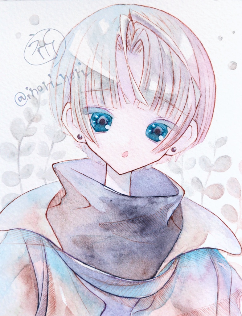 創作イラスト　水彩