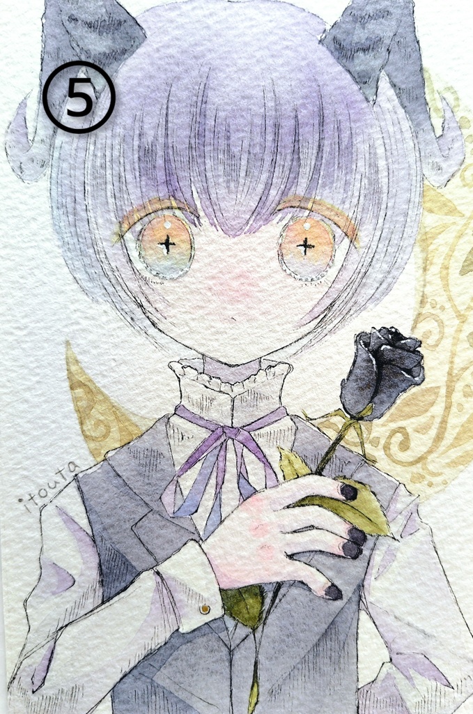 【フレームレス】はがきサイズ原画①