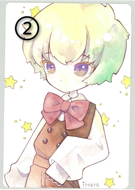 【フレームレス】はがきサイズ原画①