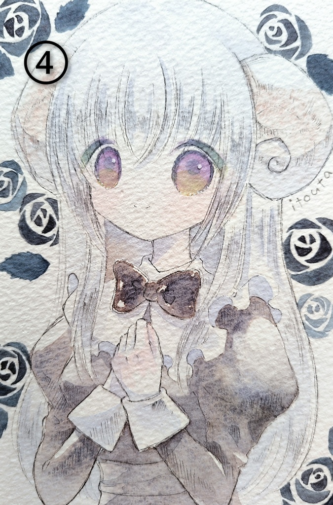 【フレームレス】はがきサイズ原画①