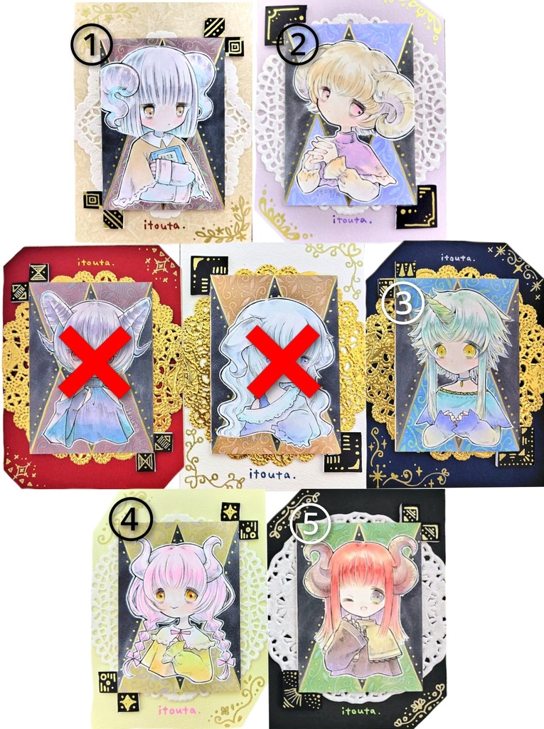 ATC角っ子Collection(台紙付)