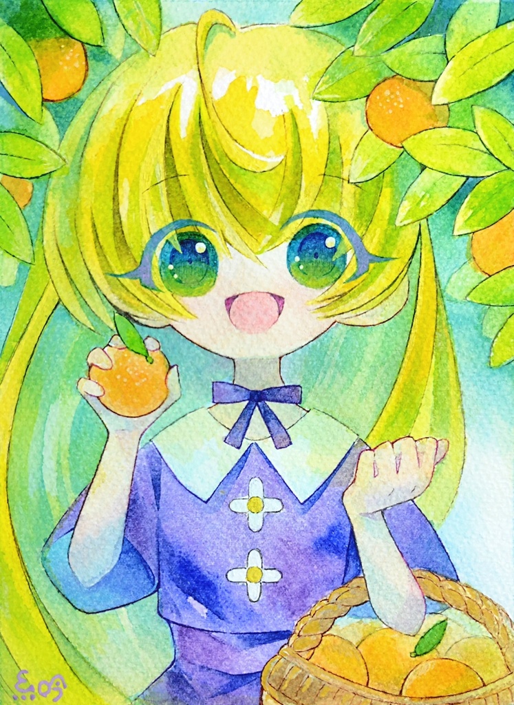 【フレームレス】不定形サイズ原画