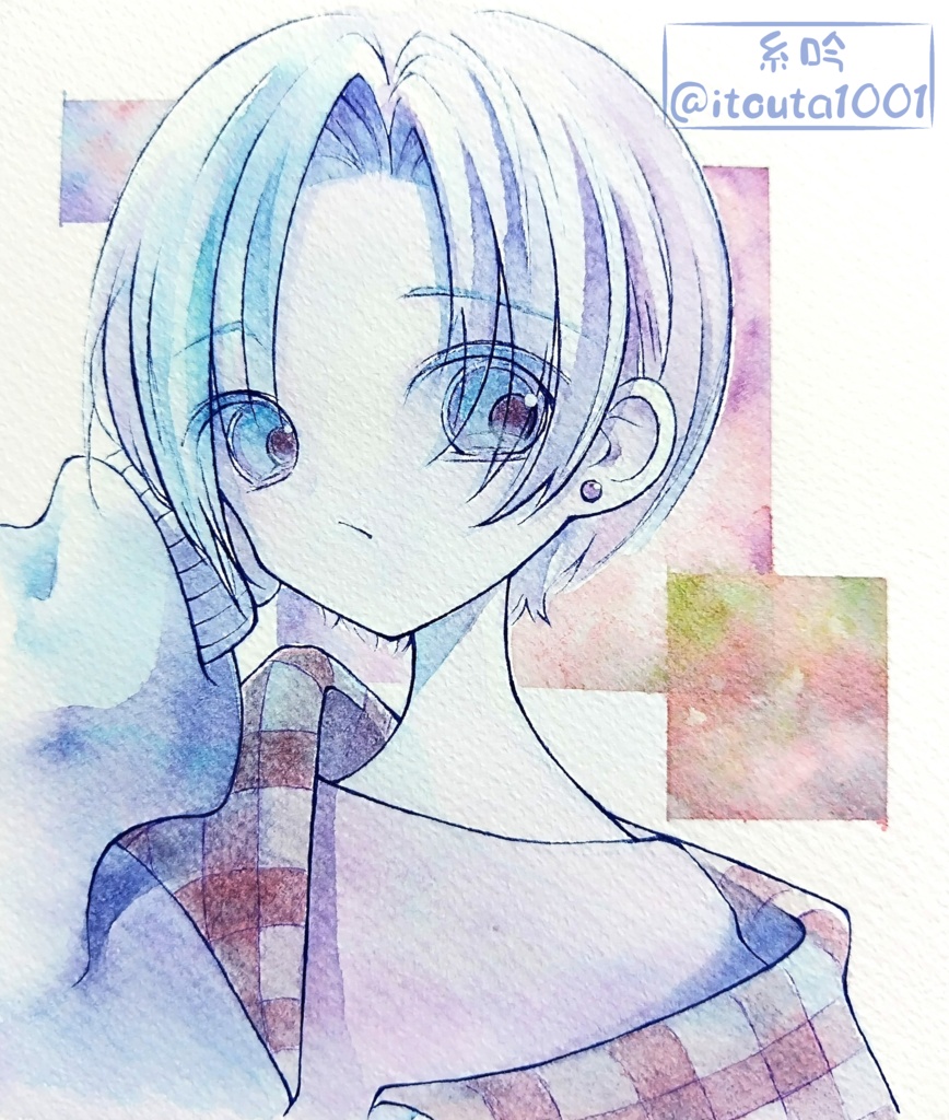 【フレームレス】不定形サイズ原画