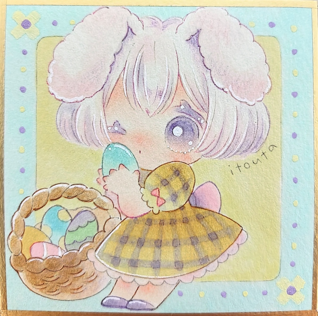 豆色紙🐰🥚🌼
