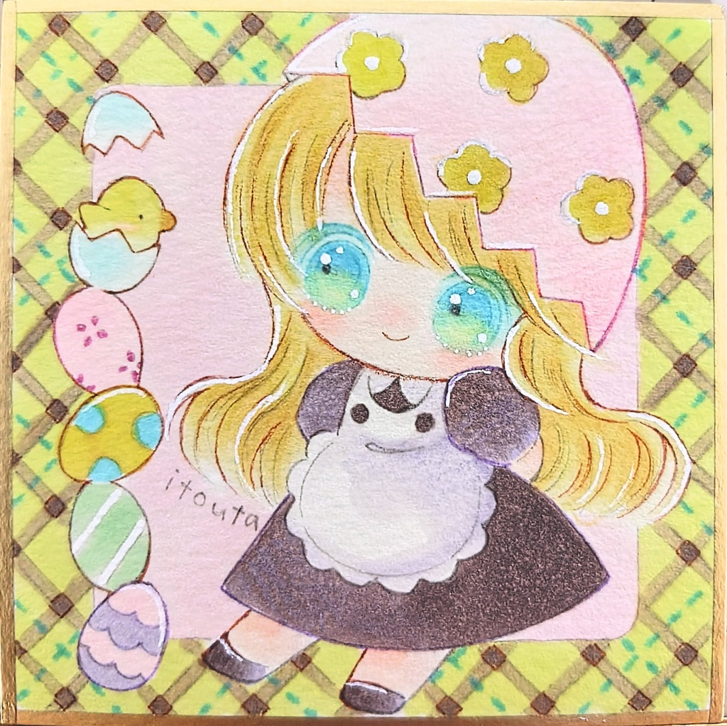 豆色紙🐰🥚🌼