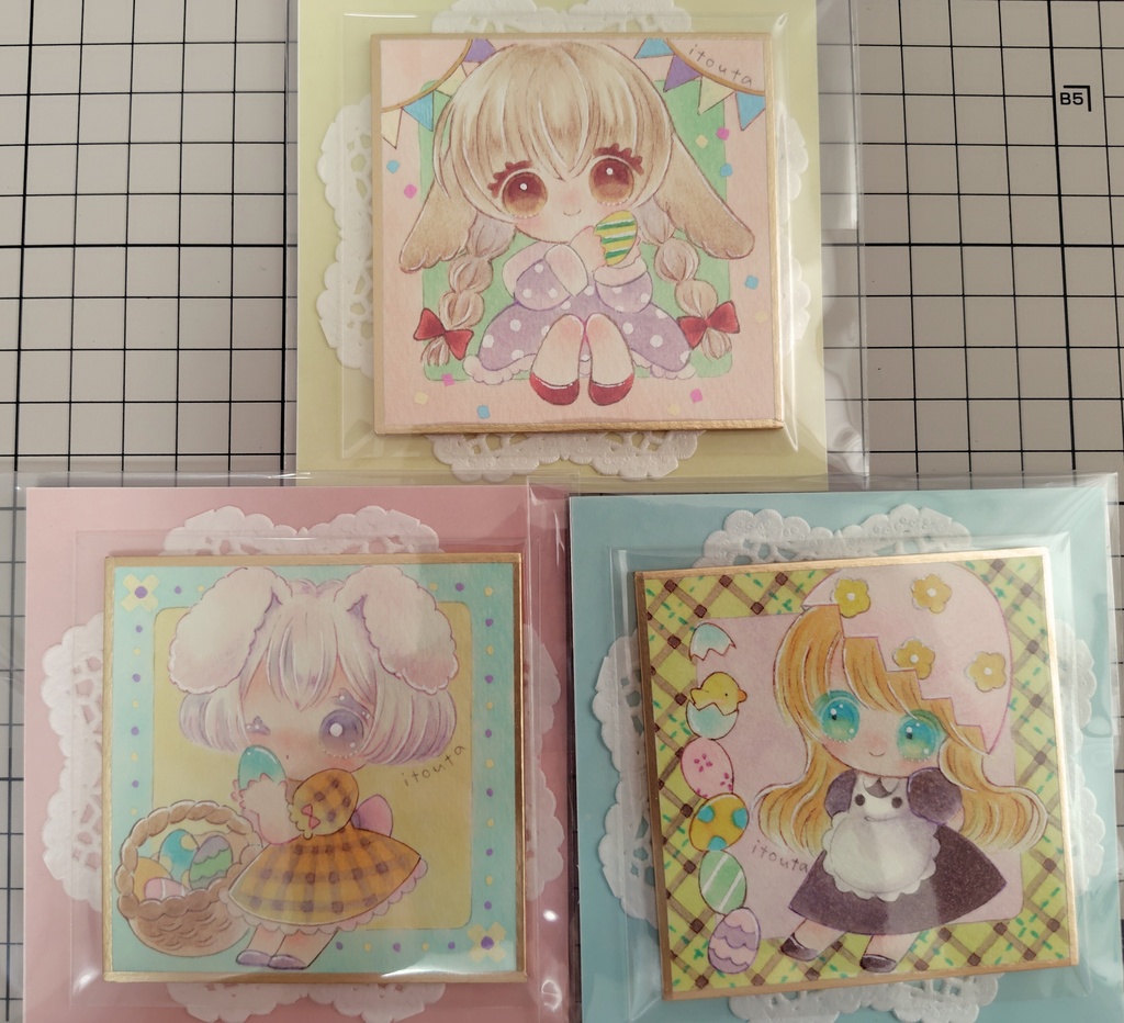 豆色紙🐰🥚🌼