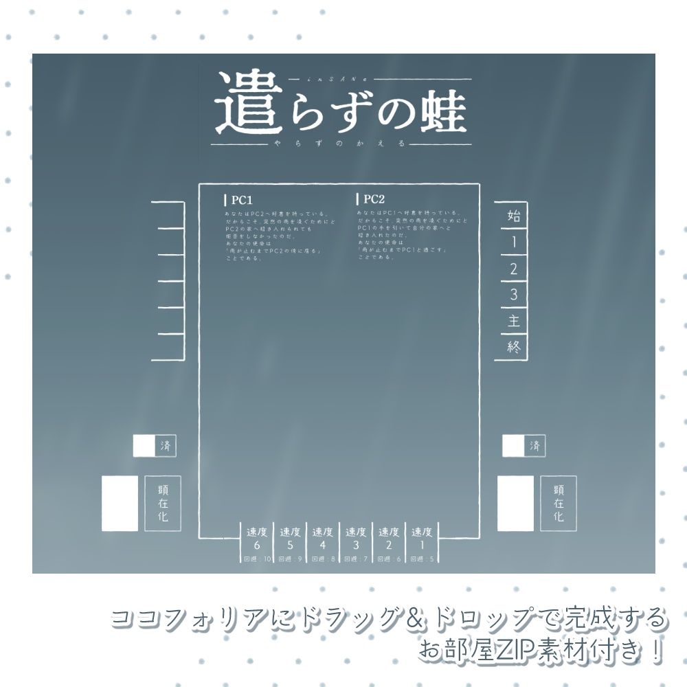 【インセインシナリオ】遣らずの蛙