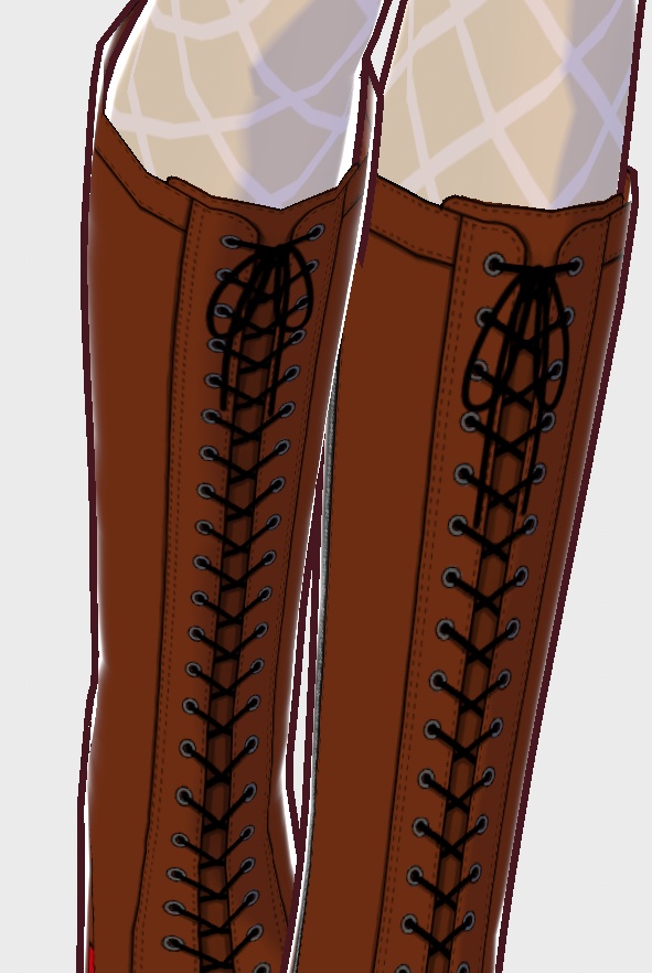 【VRoid】ハートソール・ブーツ