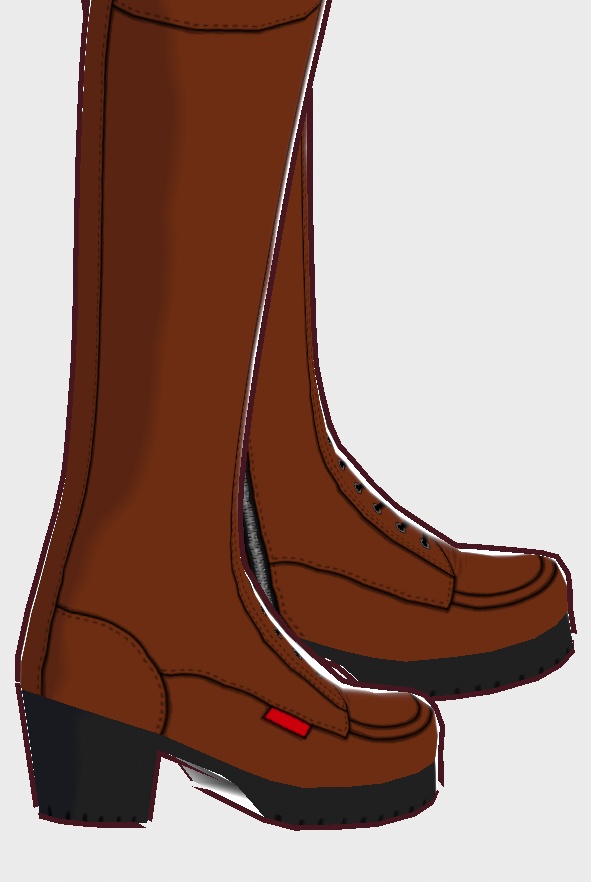 【VRoid】ハートソール・ブーツ