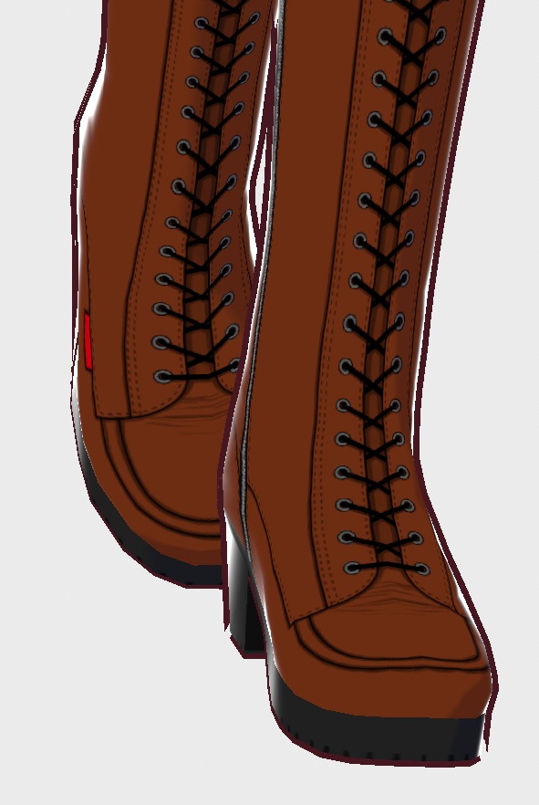 【VRoid】ハートソール・ブーツ