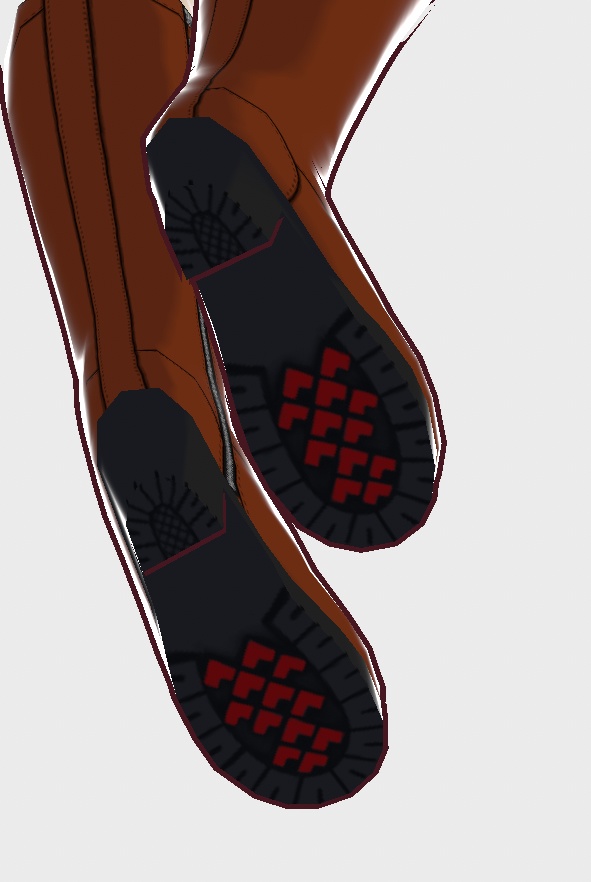 【VRoid】ハートソール・ブーツ