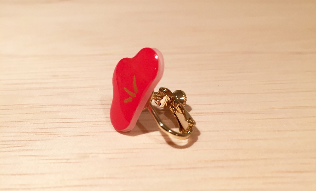 【2/28再販分】おそ松さん/松のイヤリング【受注】