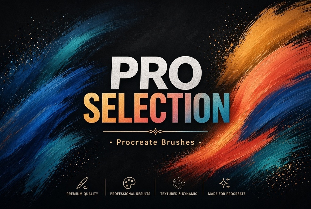 Pro Selection – プロフェッショナル Procreate ブラシセット