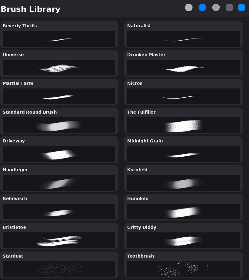 Pro Selection – プロフェッショナル Procreate ブラシセット