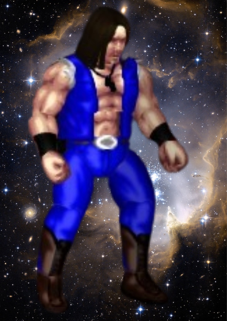 Carlos Miyamoto of Final Fight 2 Digital Artwork
