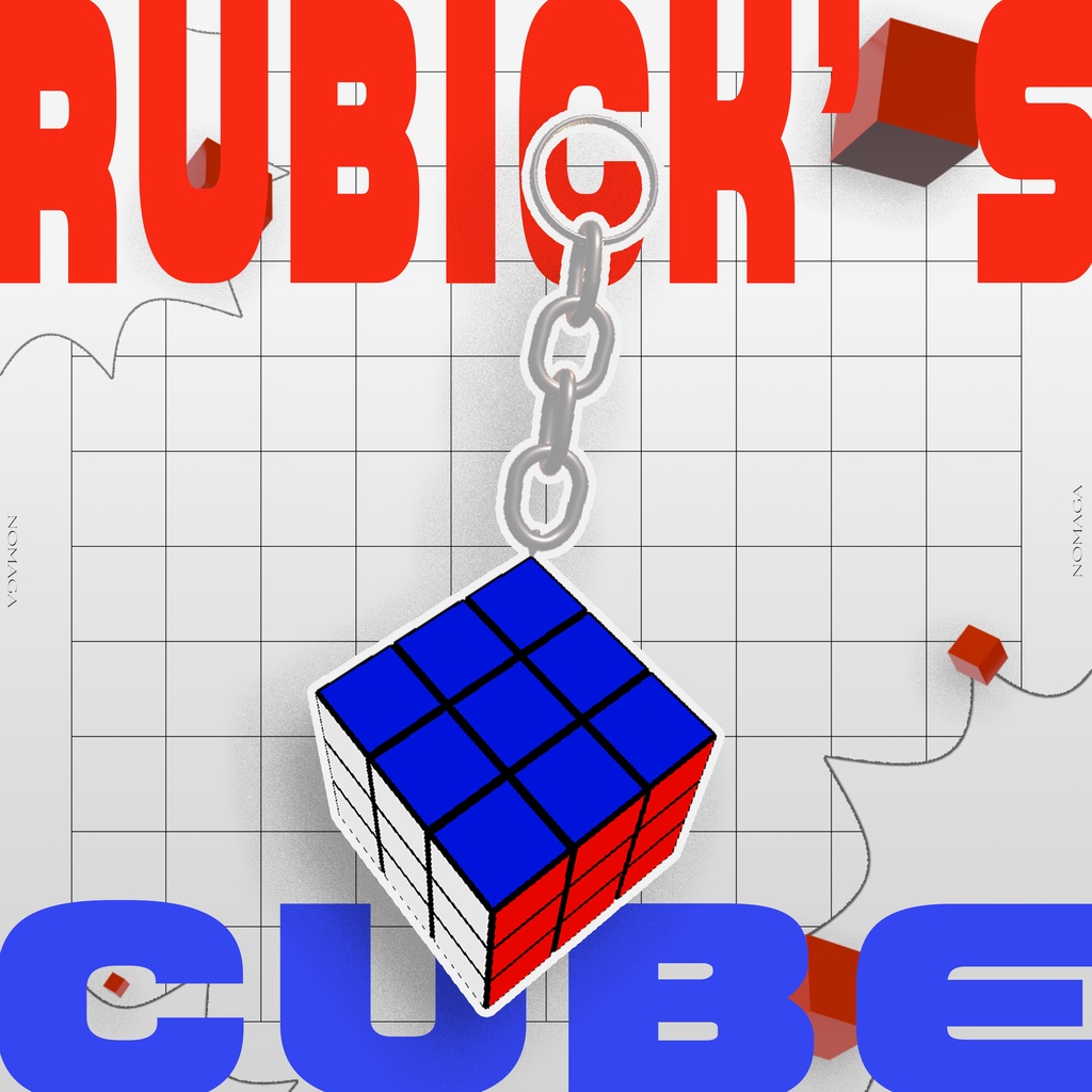 【VRC想定】ルービックキューブ型アクセサリー