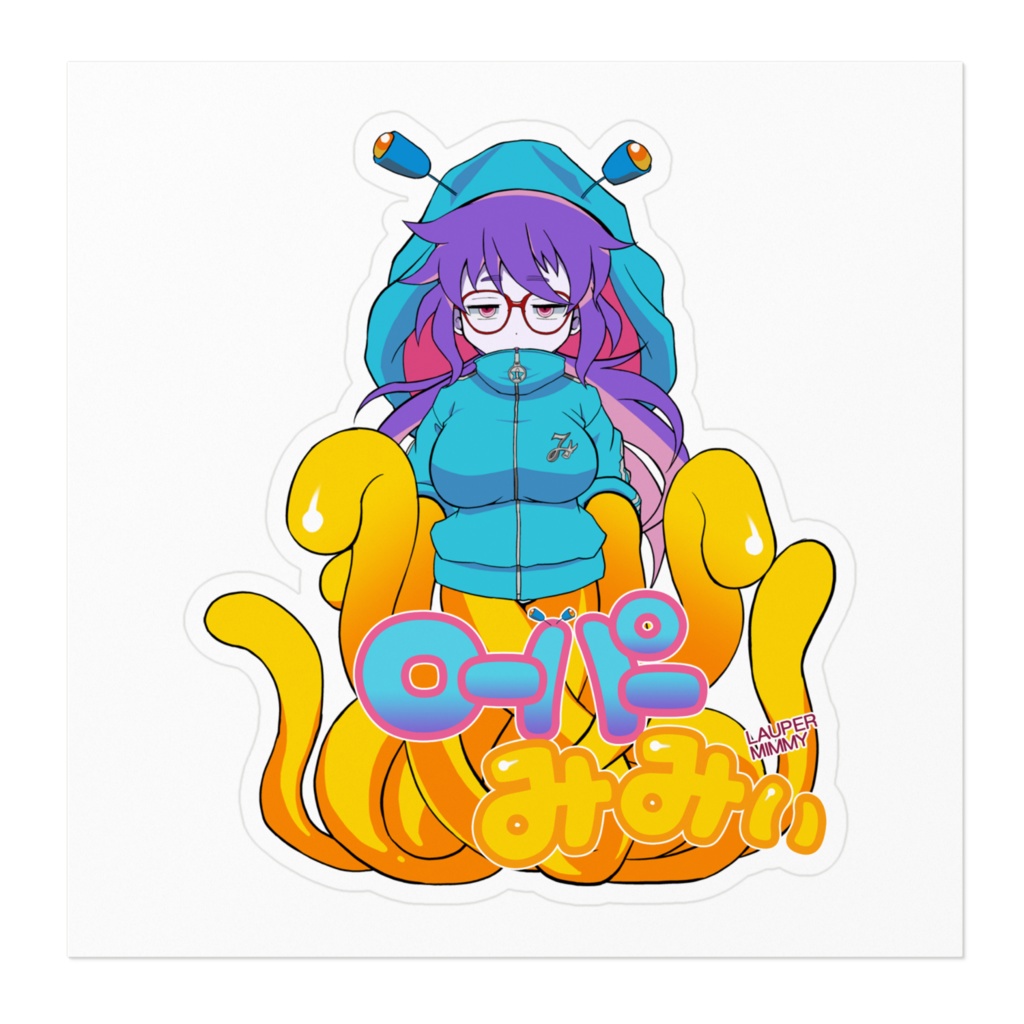 ステッカー ローパーみみぃ(ロゴつき)