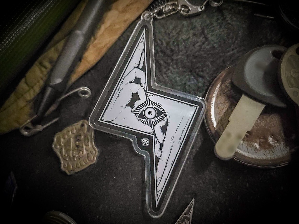 head shot blits keyring(Large)