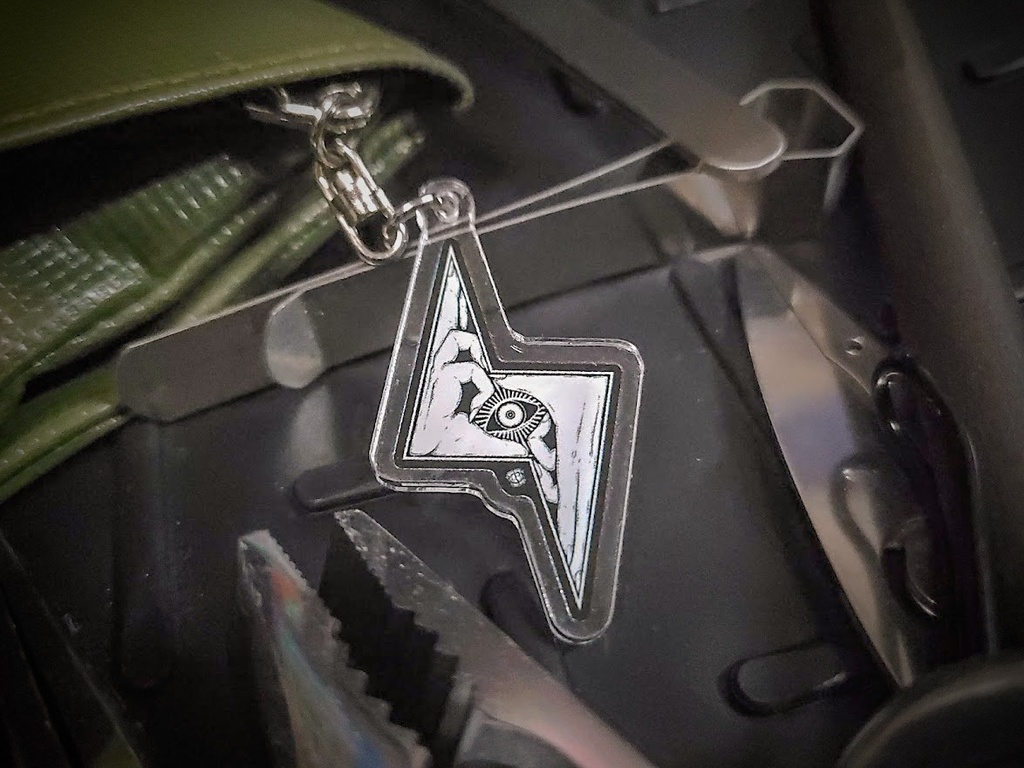 head shot blits keyring(Small)