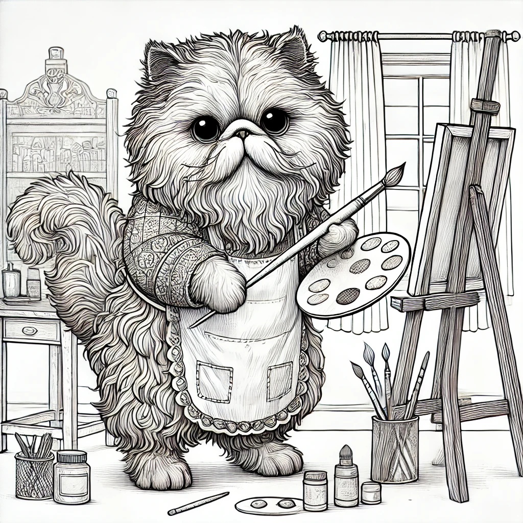 Working Cats Coloring Book(塗り絵30枚収録・PDF版)