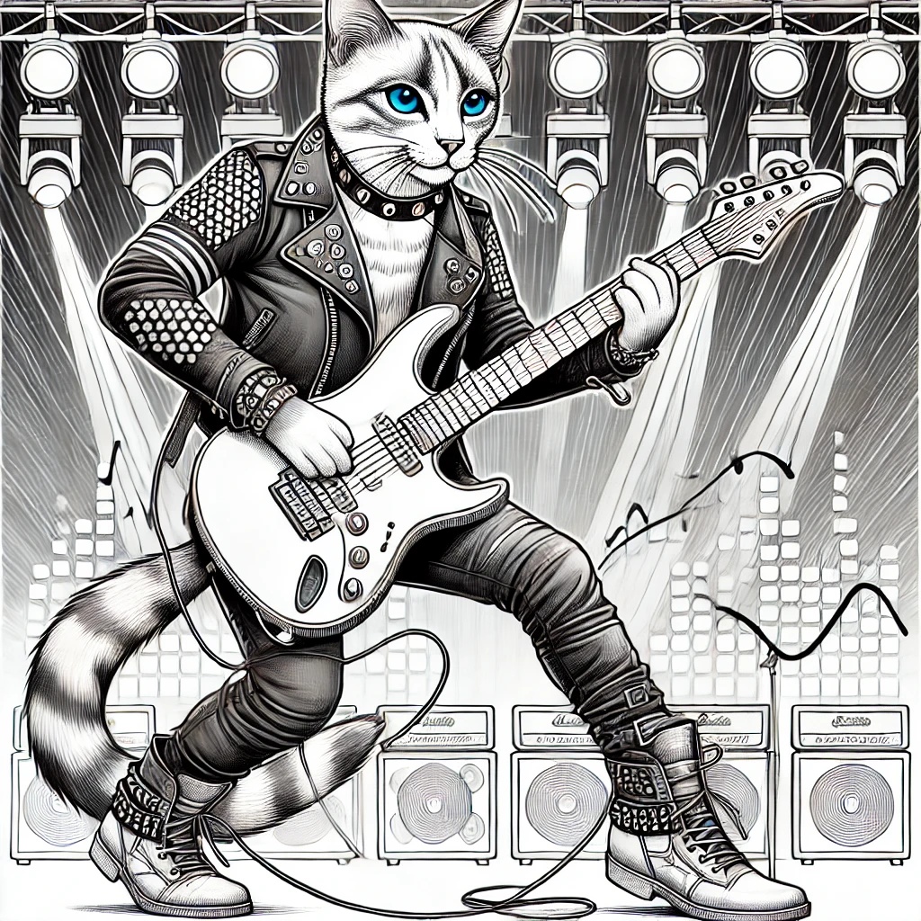 Music Cats Coloring Book(塗り絵30枚収録・PDF版)