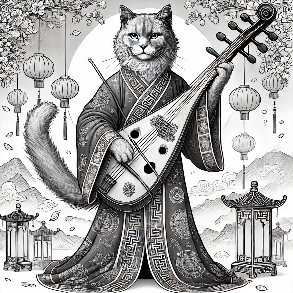 Music Cats Coloring Book(塗り絵30枚収録・PDF版)
