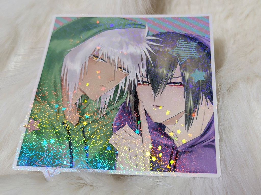 御柳芭唐＆犬飼冥 ダイカットステッカー