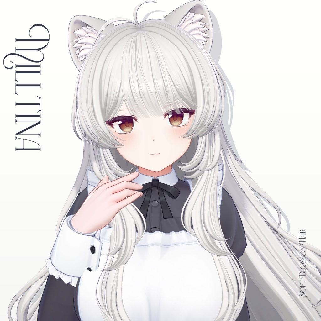 【VRC Hair】Soft Blossom Hair 【7 avatars】