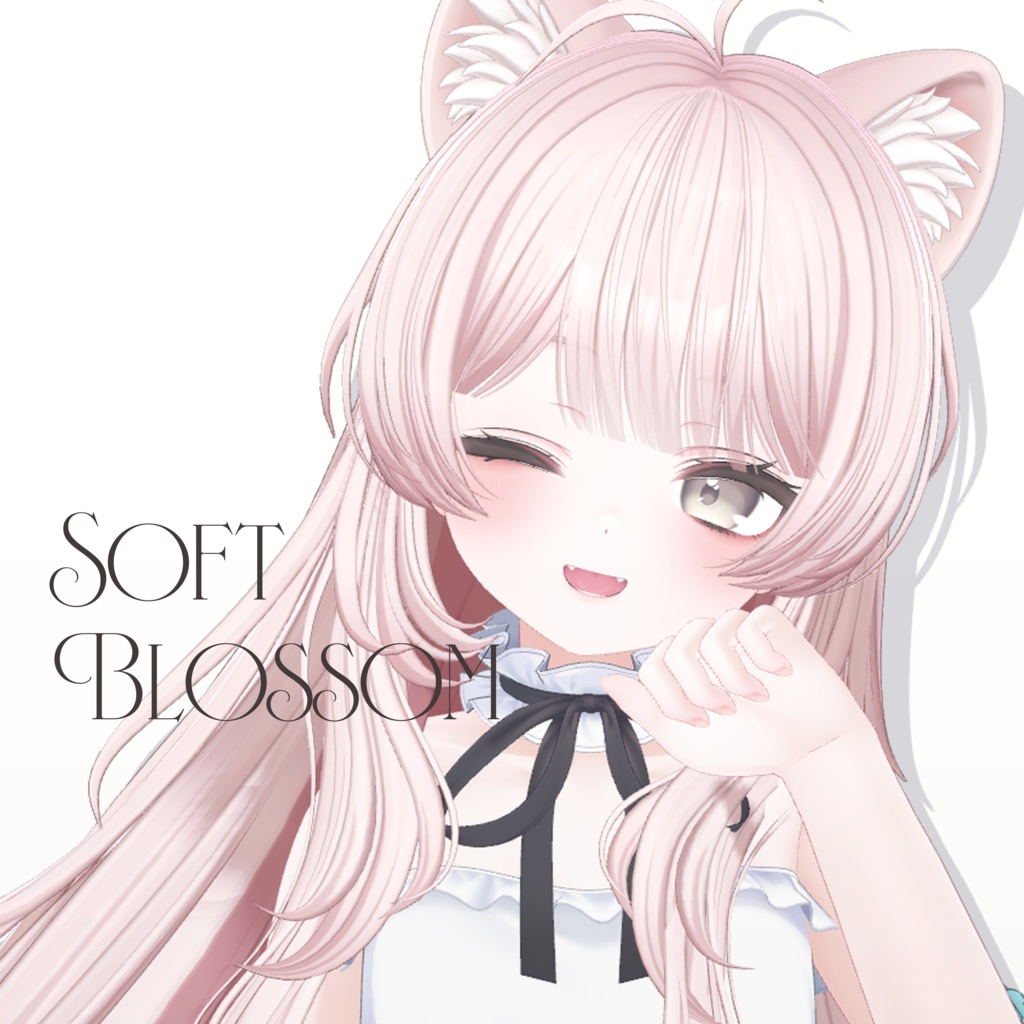 🎀44%SALE🎀 [7 avatars] Soft Blossom Hair