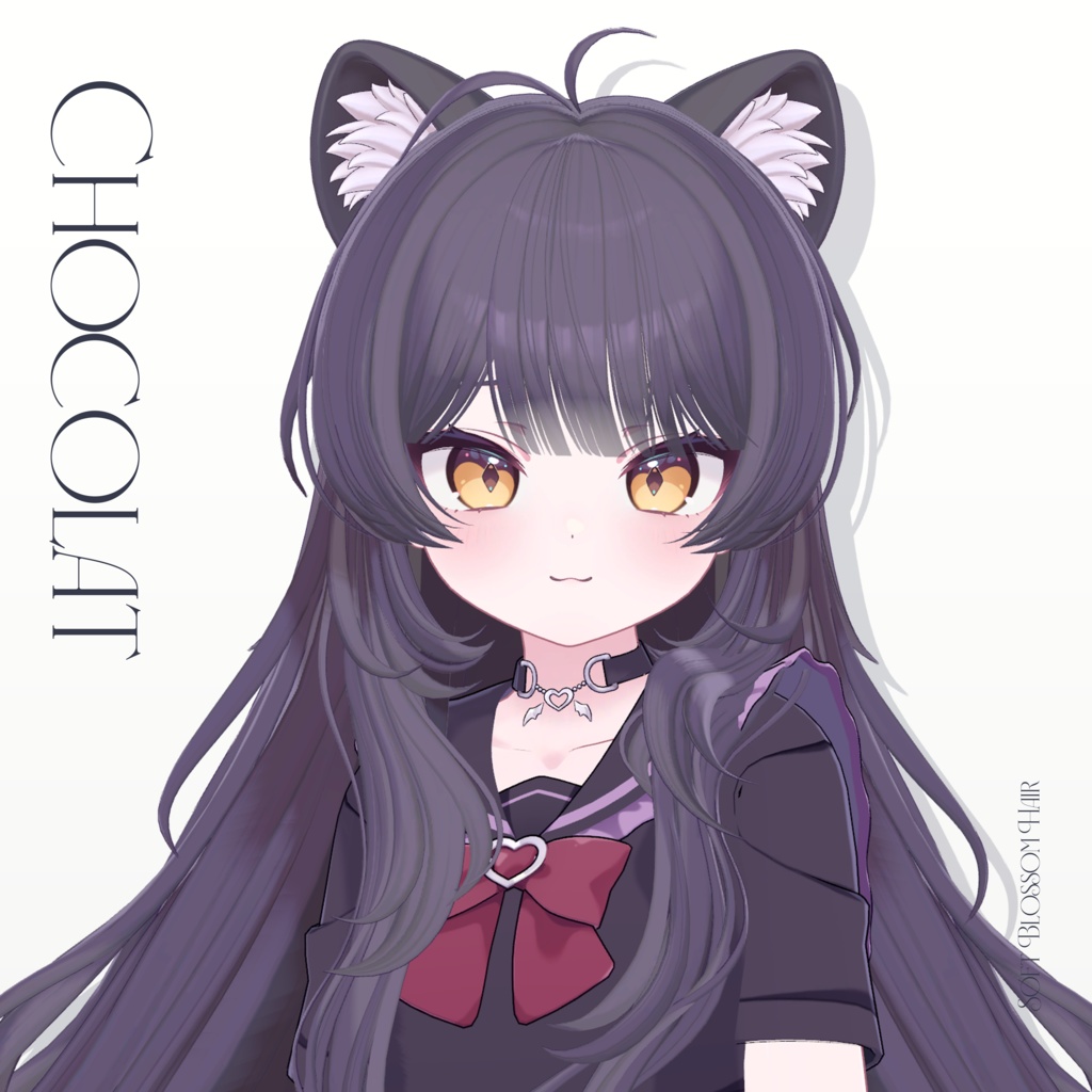 【VRC Hair】Soft Blossom Hair 【7 avatars】