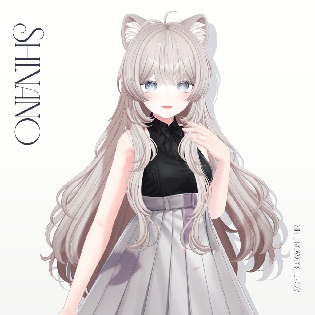 【VRC Hair】Soft Blossom Hair 【7 avatars】