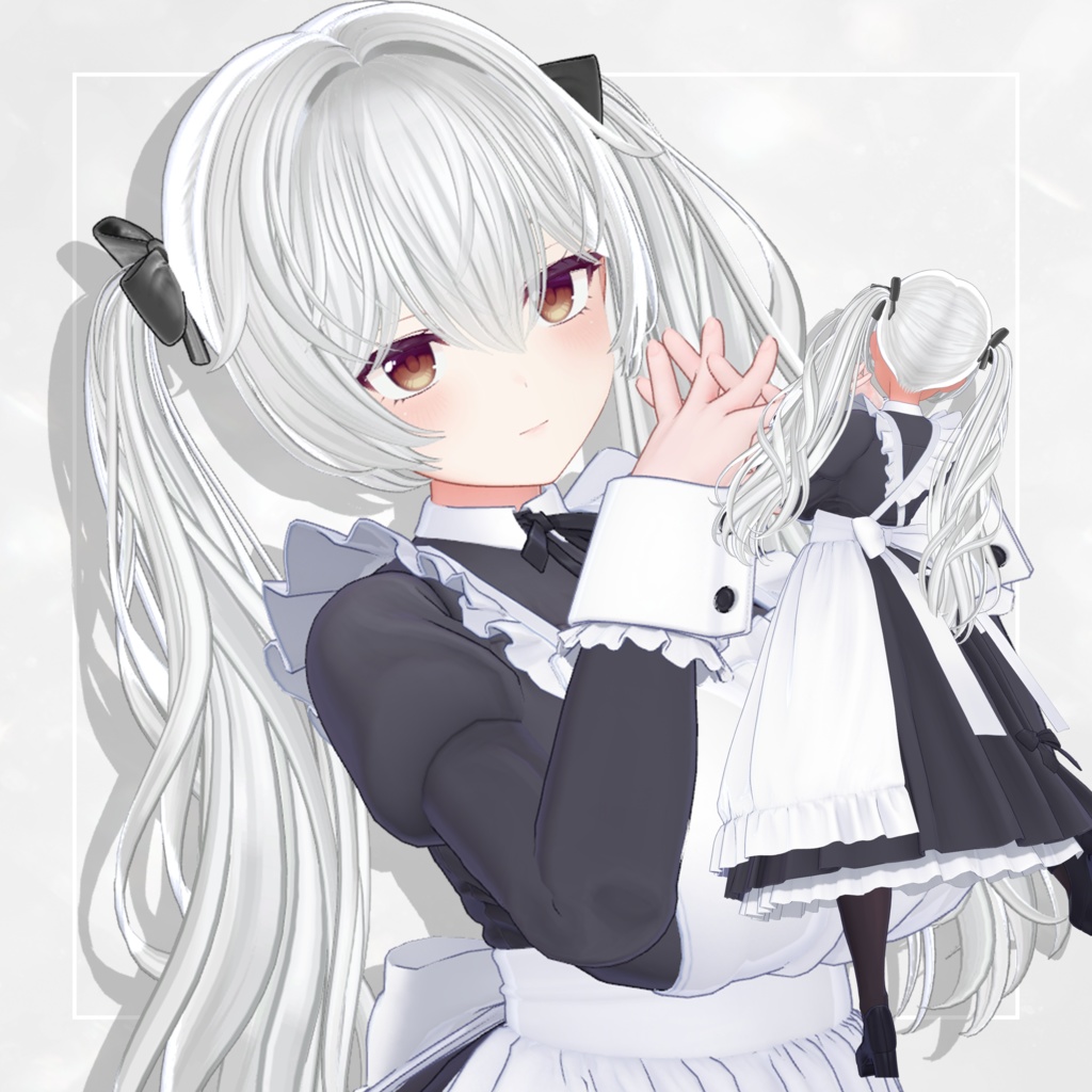 🎀SALE🎀【9 avatars】TwinTail Hair 【VRC Hair】