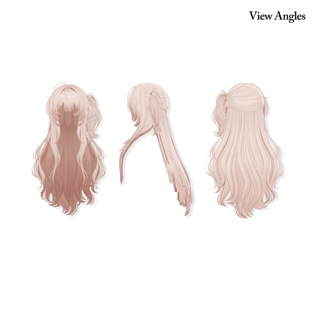 🎉SALE🎉【VRC Hair】Floria Hair【9 Avatars】