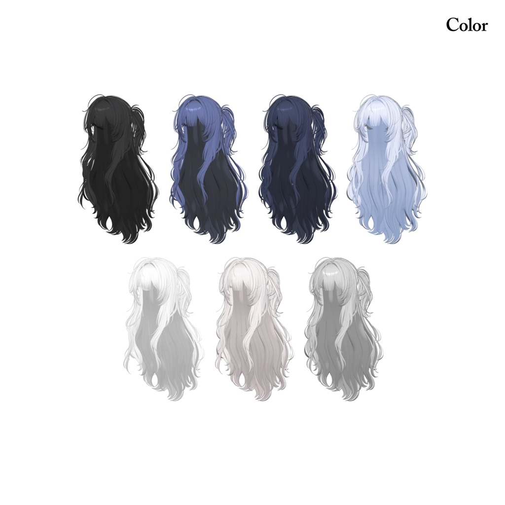 🎉SALE🎉【VRC Hair】Floria Hair【9 Avatars】