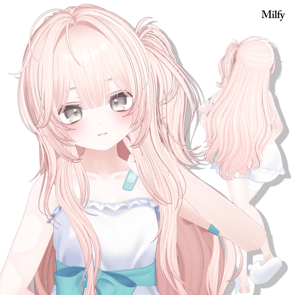 🎉SALE🎉【VRC Hair】Floria Hair【9 Avatars】