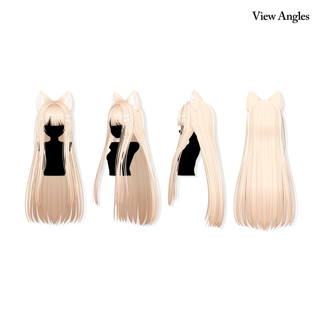 🎉SALE🎉【VRC Hair】Serena Hair【9 Avatars】