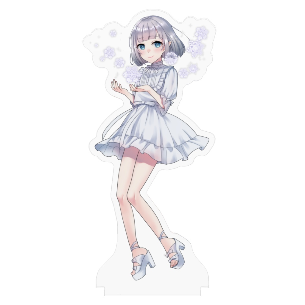 最初の小雪アクリルフィギュア