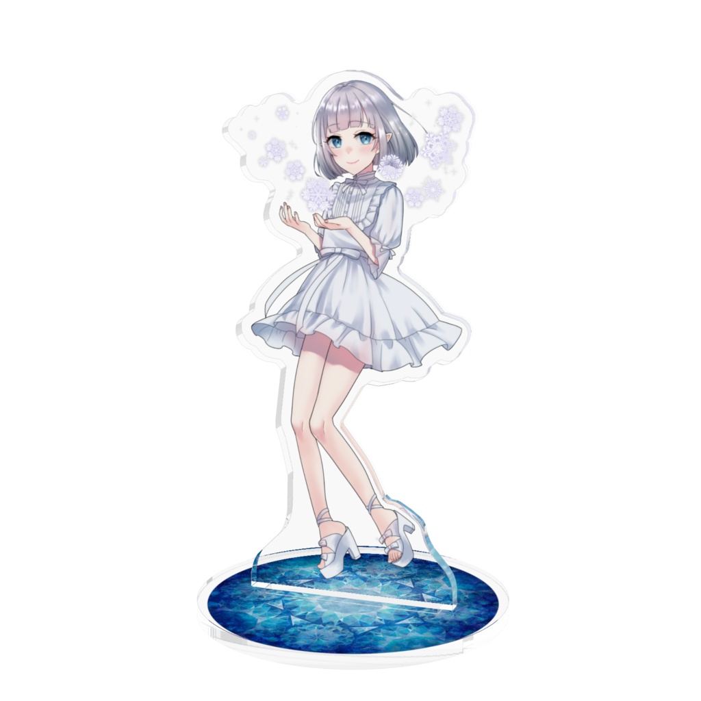 最初の小雪アクリルフィギュア