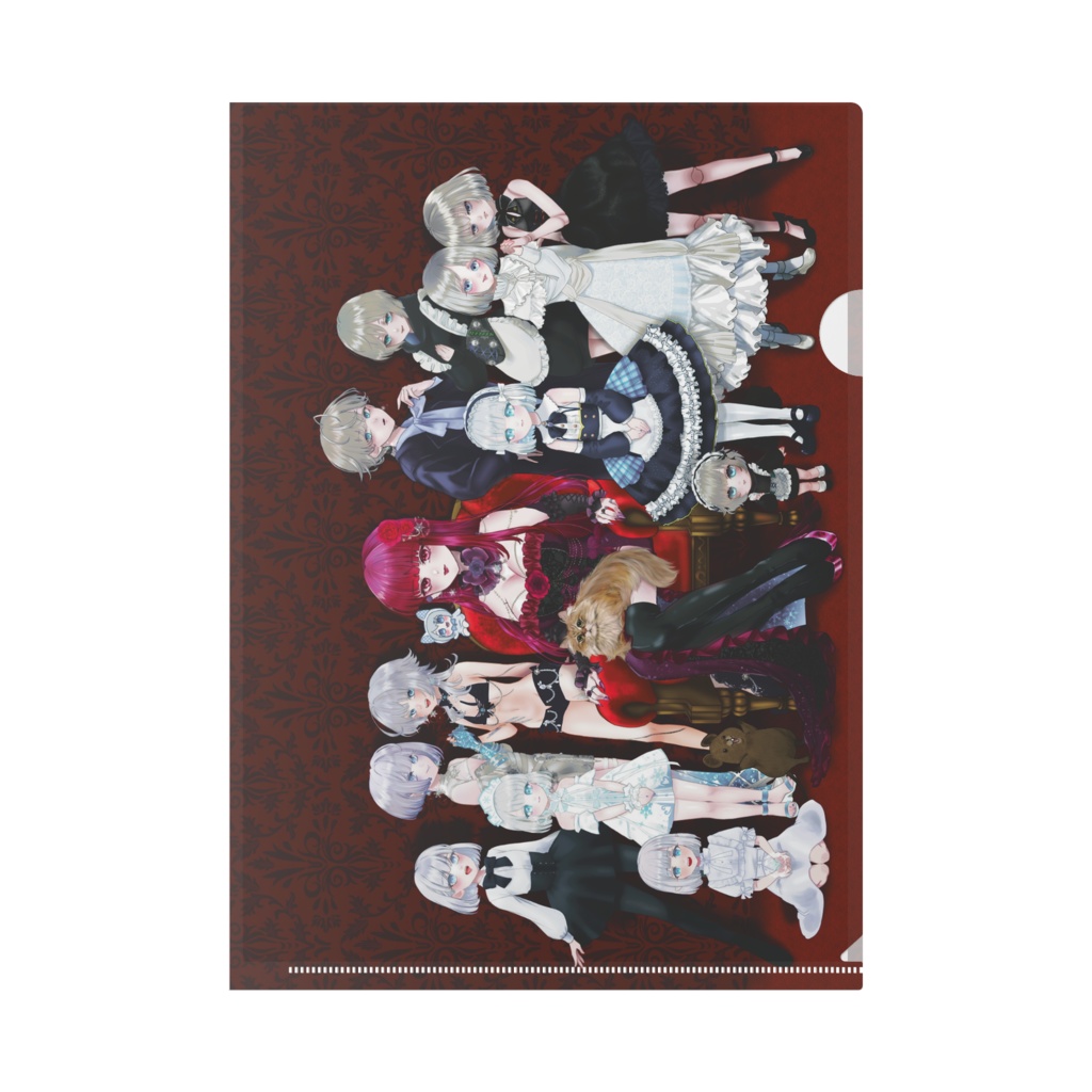 小雪＆深雪野薔薇様 家族写真 両面同柄クリアファイル