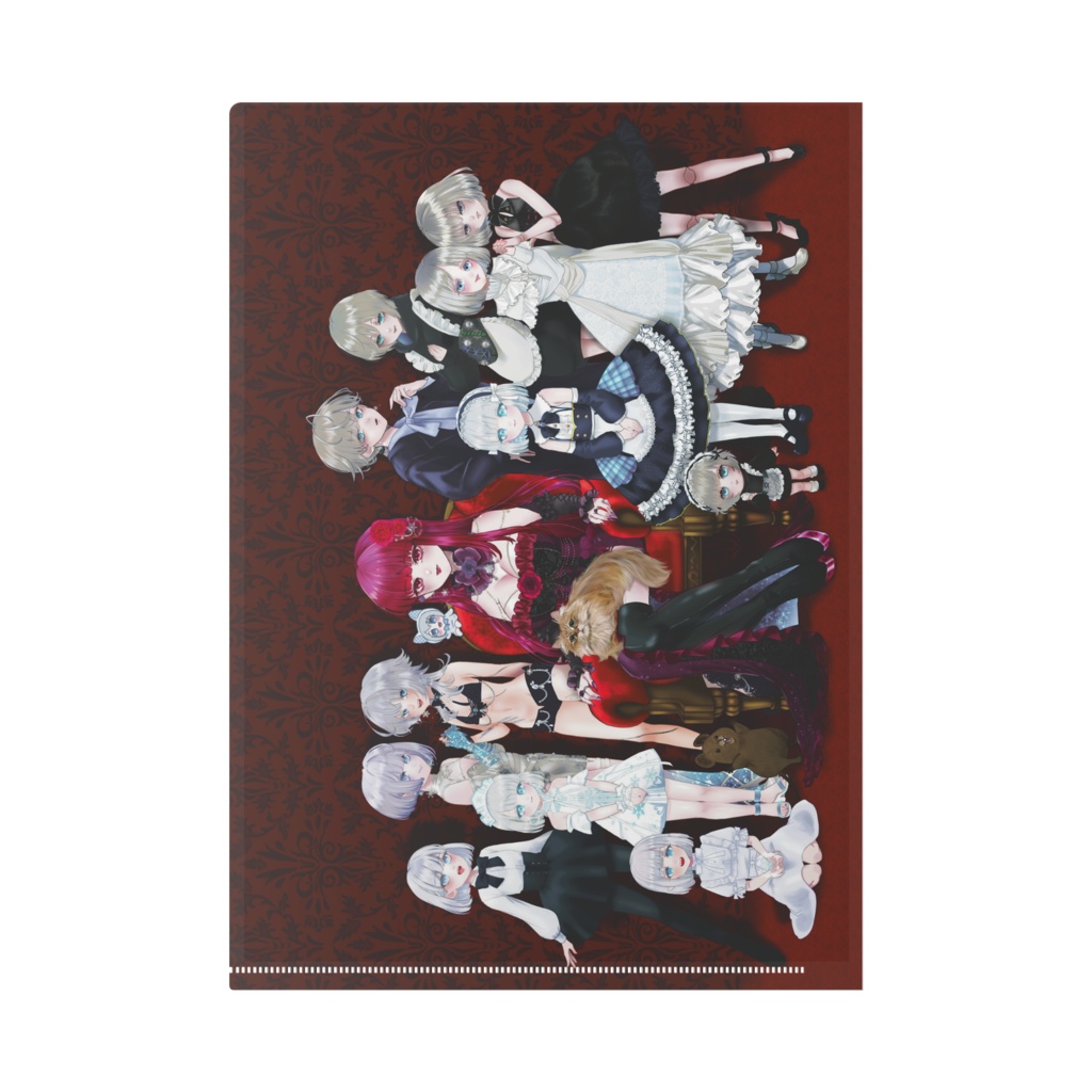 小雪&深雪野薔薇様 家族写真 両面同柄クリアファイル