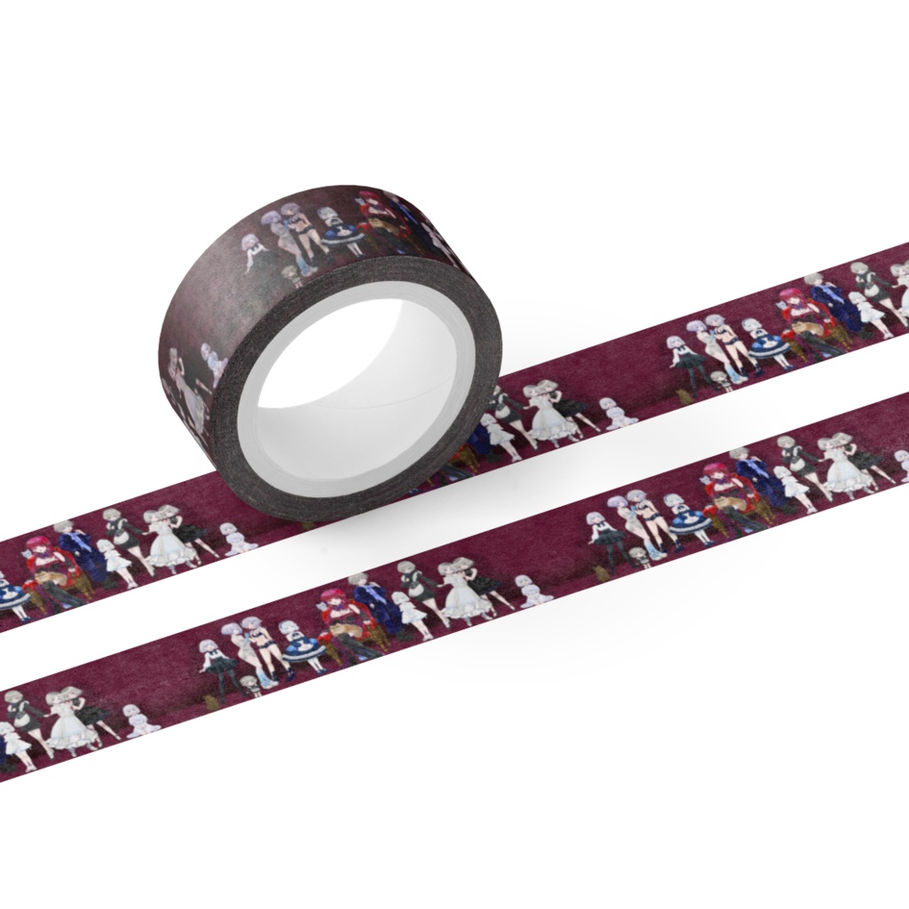 小雪＆深雪野薔薇様 家族写真 マスキングテープ