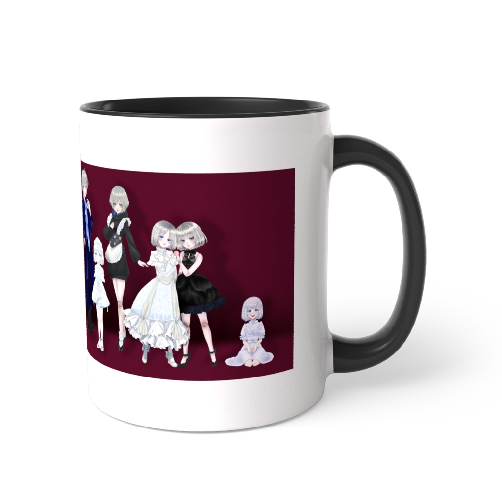 小雪＆深雪野薔薇様 家族写真 マグカップ