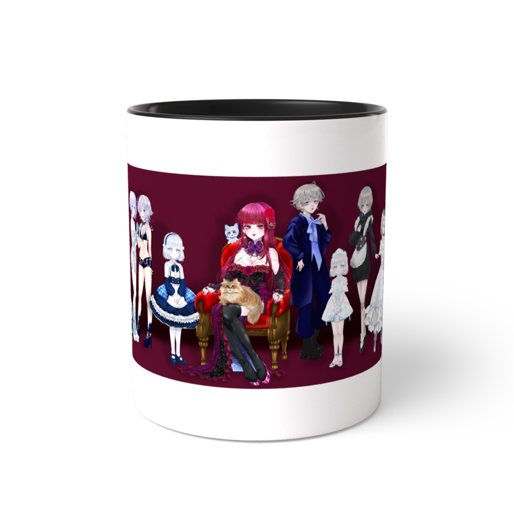 小雪&深雪野薔薇様 家族写真 マグカップ