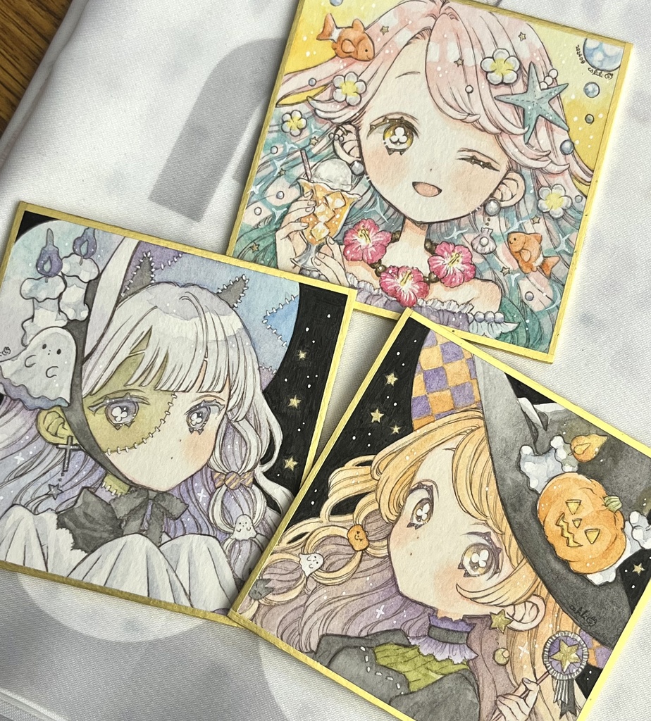 ミニ色紙