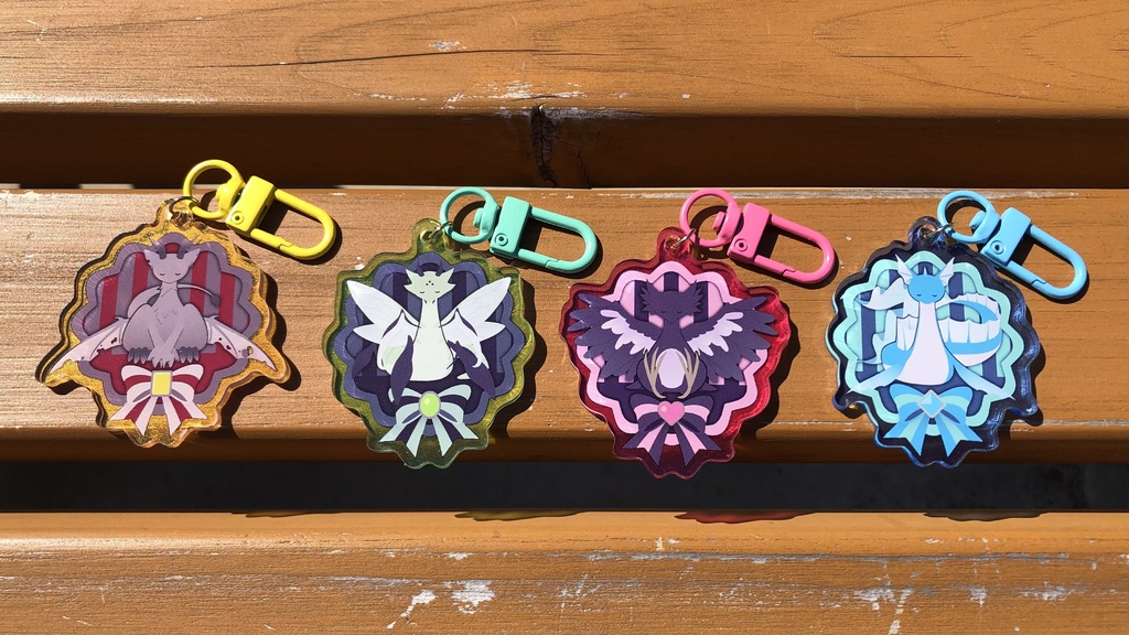 【創作】ドラゴンアクキー