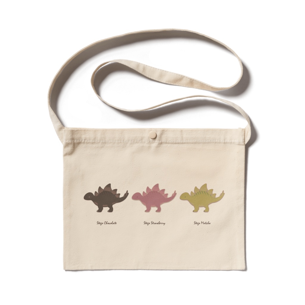 【創作】恐竜クッキーサコッシュ